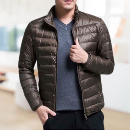 Superleichte Damenjacke mit klassischem Kragen aus Polyester für Herbst und Winter – leichte und bequeme Jacke für Damen 10