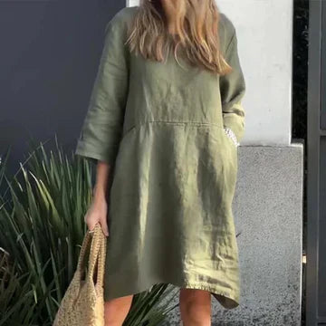 Variantenbild für Damen-Freizeitkleid in schlichtem Design aus 100% Polyester-13
