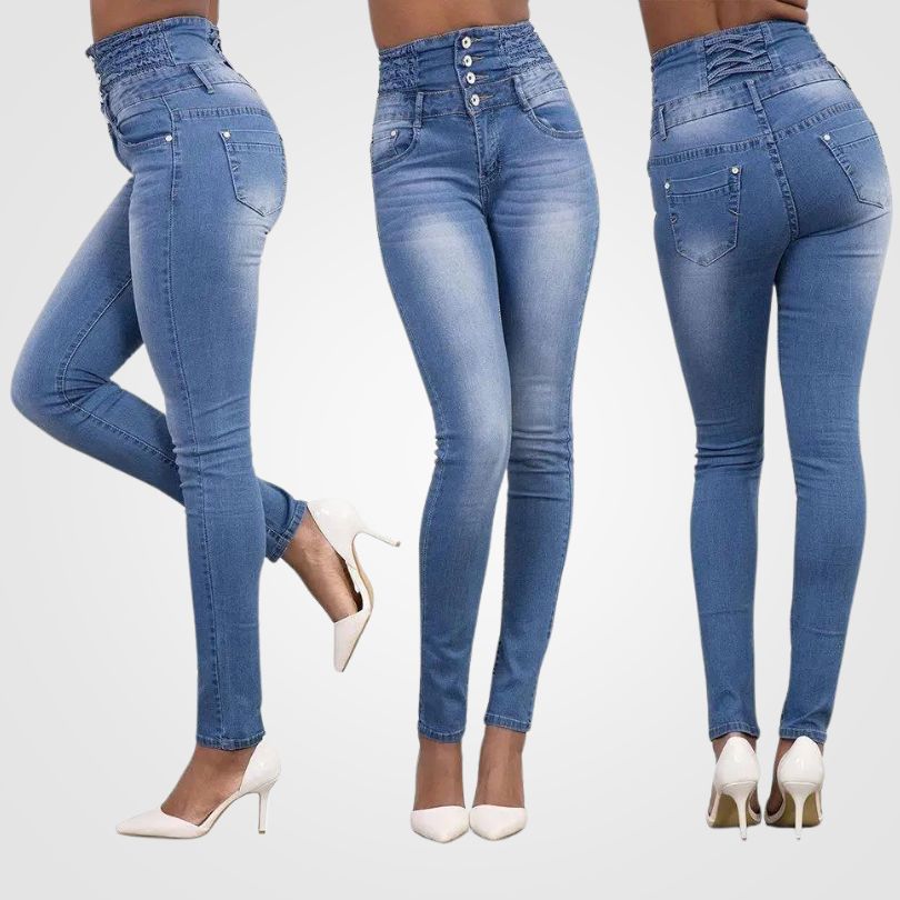 Variant image for Damen-Jeans High Waist Slim Fit Denim-6