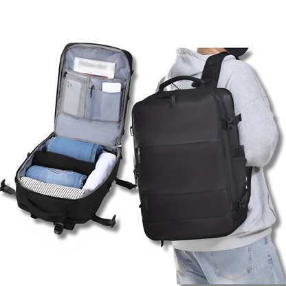 Unisex Rucksack mit großer Kapazität, USB-Ladeanschluss und ergonomischen Schultergurten 3
