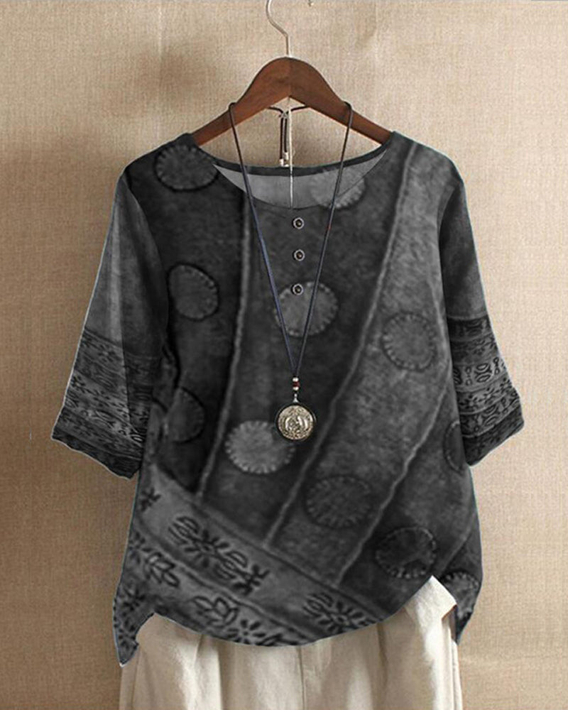 Variant image for Damen-Party-Tops, Boho, Vintage, leichter Stoff-25