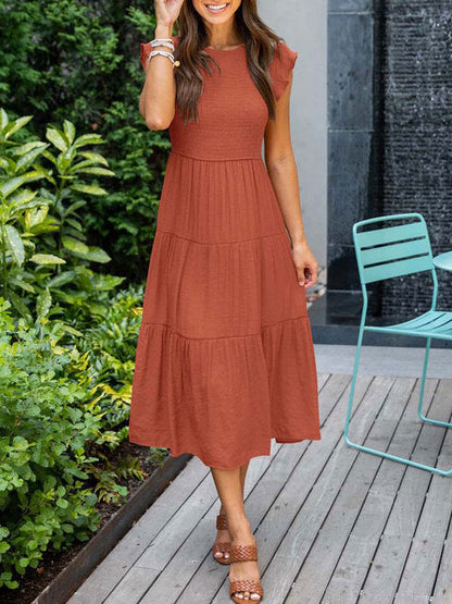 Damen-Sommerkleid, leicht und luftig, für Mittsommer und Fest 9