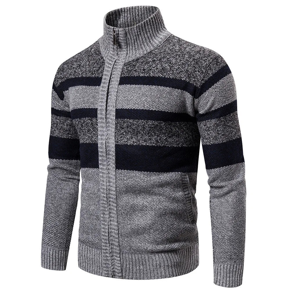 Slimfit Winterweste für Herren mit hochwertigem Strickdesign – Trendig und wärmend, in mehreren Farben und Größen 9