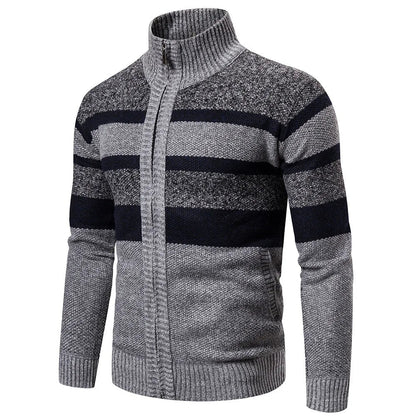 Slimfit Winterweste für Herren mit hochwertigem Strickdesign – Trendig und wärmend, in mehreren Farben und Größen 9