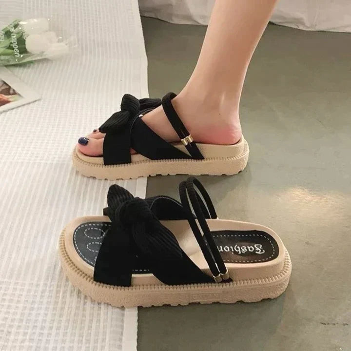 Damen-Sandalen, elegantes Design, synthetisches Leder, weiche Innensohle 3