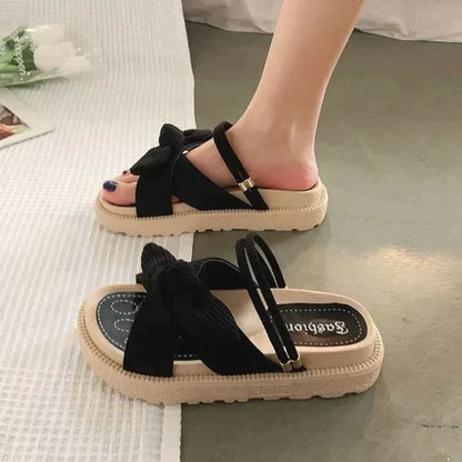 Damen-Sandalen, elegantes Design, synthetisches Leder, weiche Innensohle 8