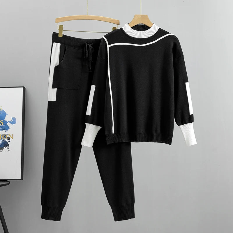 Variant image for Damen-Strickpullover, langärmelig, Polyester, elegantes Design-13