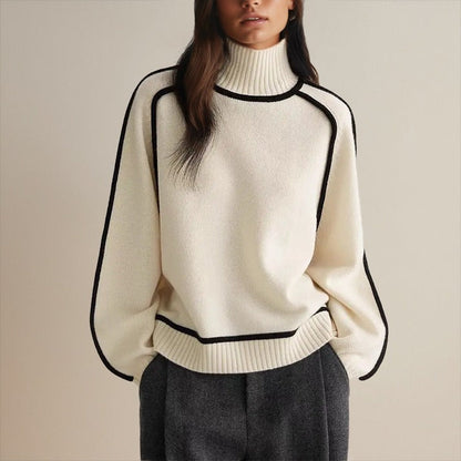 Damenpullover im klassischen Design, 100% Polyester-6