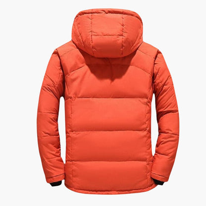 Herren Daunenjacke Isolierend Wetterbeständig Synthetisches Design-3