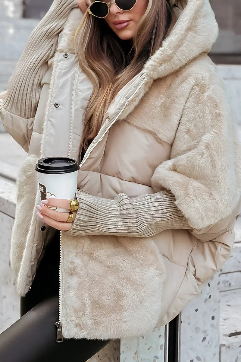 Damen-Bomberjacke mit Kapuze aus nachhaltigem Material – moderne Passform und praktische Taschen, Jacken für Damen 3