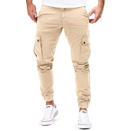 Weiche Herren-Stoffmischung, Cargo, Jogger, trendiges Design-1
