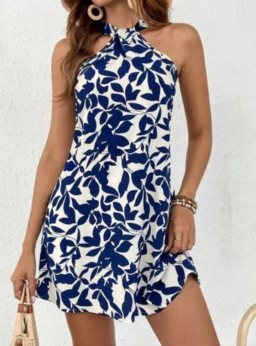 Damen-Minikleid, bedruckt, leichtes Material, für Sommerfest 7