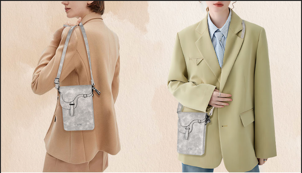 Damen Schultertasche Minimalistischer PU-Leder Kompaktes Design-4