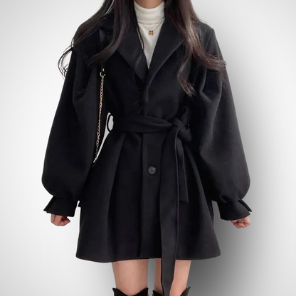 Damen Winterjacke Klassisches Design Polyester für kalte Tage-5