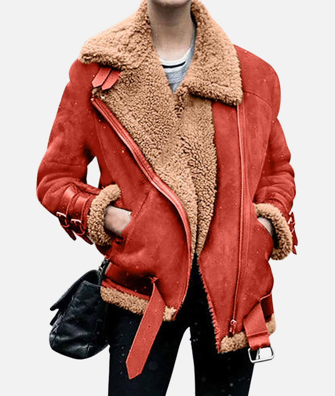 Variant image for Damenjacke Zeitloses Design Kragen Hochwertiger Stoff-1