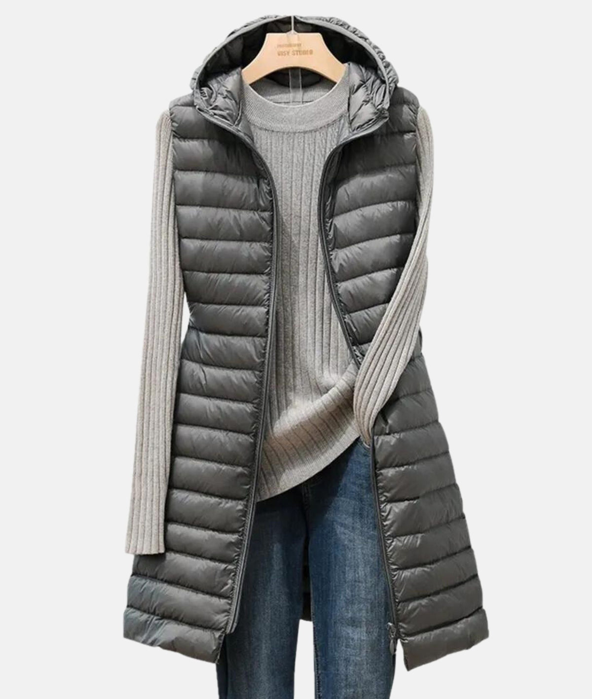 Variant image for Damen-Mantel Gepolsterte Baumwolle Polyester Casual-13