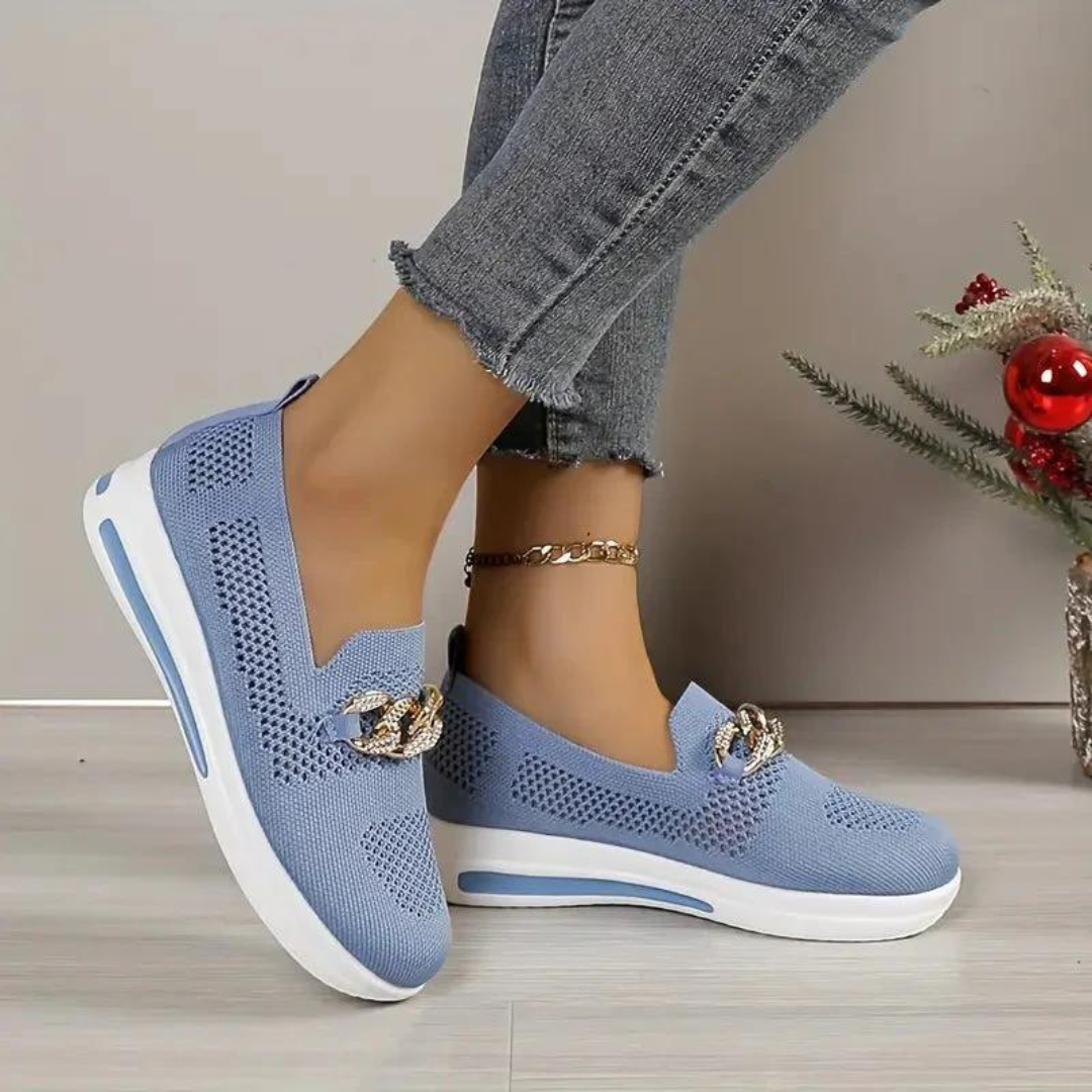 Damen-Sneaker, Slip-On, atmungsaktives Netzmaterial 9