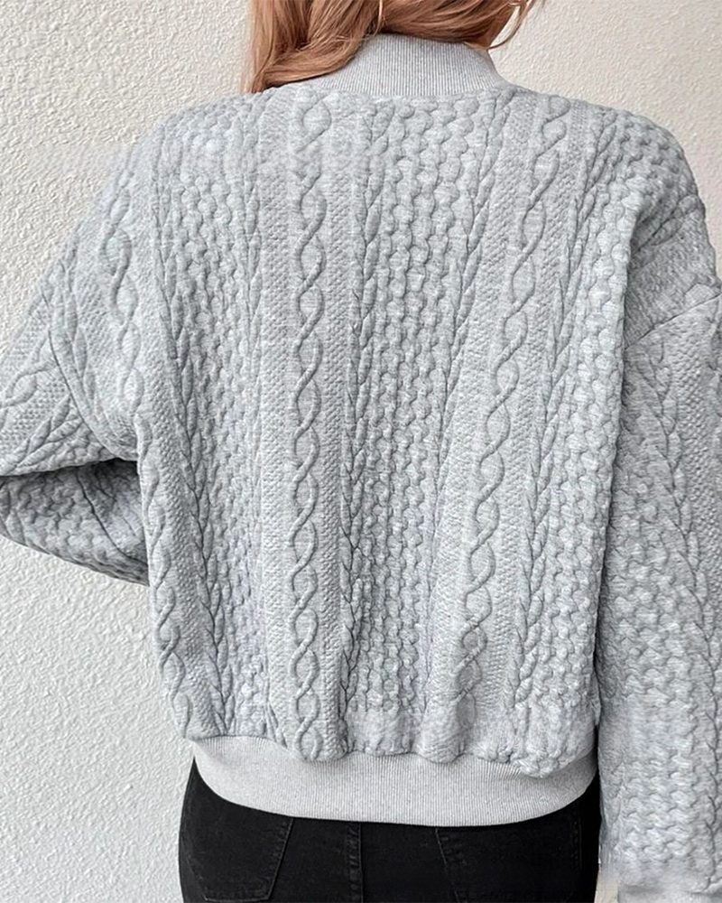 Lange Strickjacke Damen Strick aus hoher Qualität mit Praktischen Taschen 2