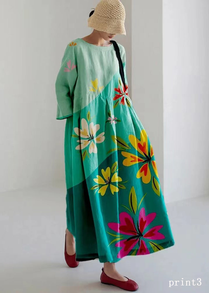 Variant image for Damen-Kleid, elegante Baumwolle-1