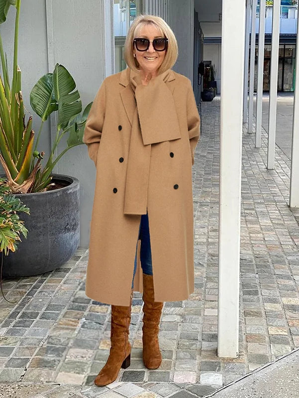 Variant image for Damen-Lange Winterjacke, Oversized, Hochwertiges Material-1