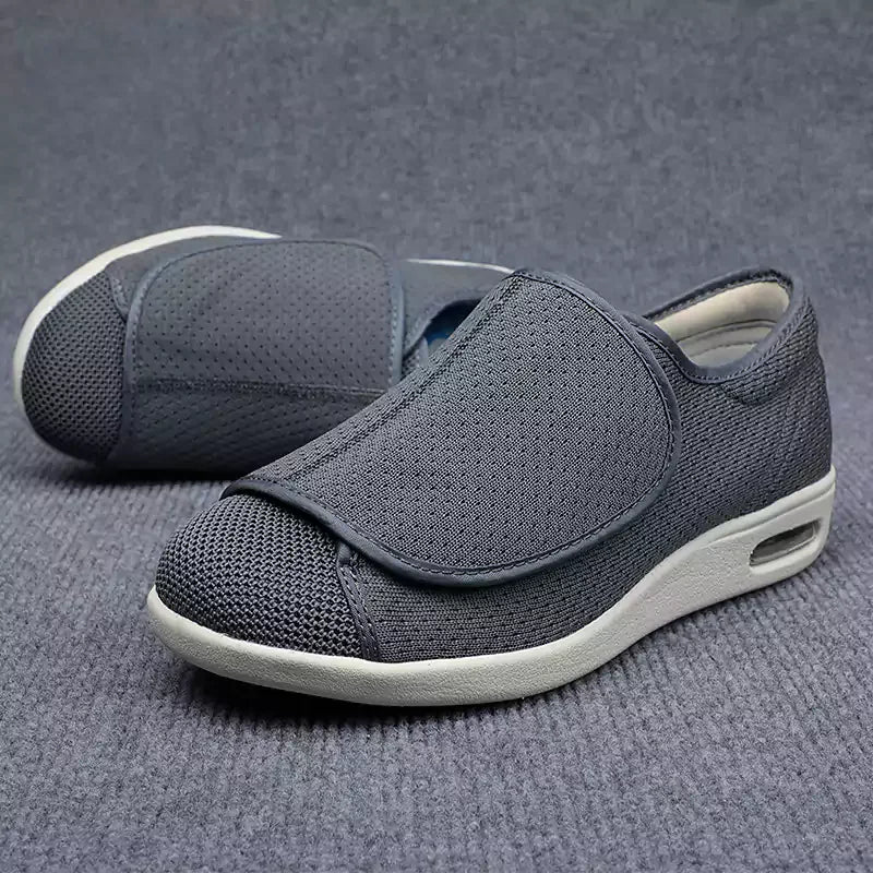 Herren-orthopädische Schuhe, Damen mit Klettverschlüssen, orthopädische Stütze und Komfort, Synthetik und Textil-5