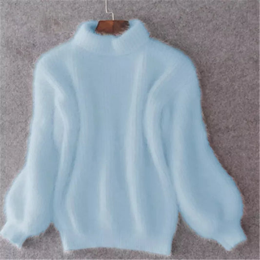 Damen-Strickpullover, Vintage, Angora, für Damen-1