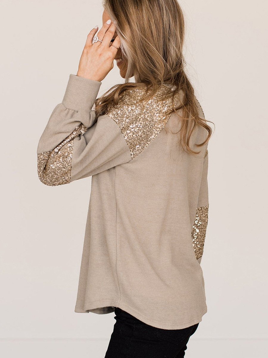 Damen Winterpullover Rundhalsausschnitt aus Polyester-4