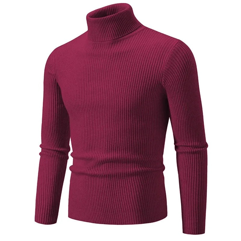 Variant image for Damen-Strickpullover, gestreifter Rollkragen, Acrylmischung-31