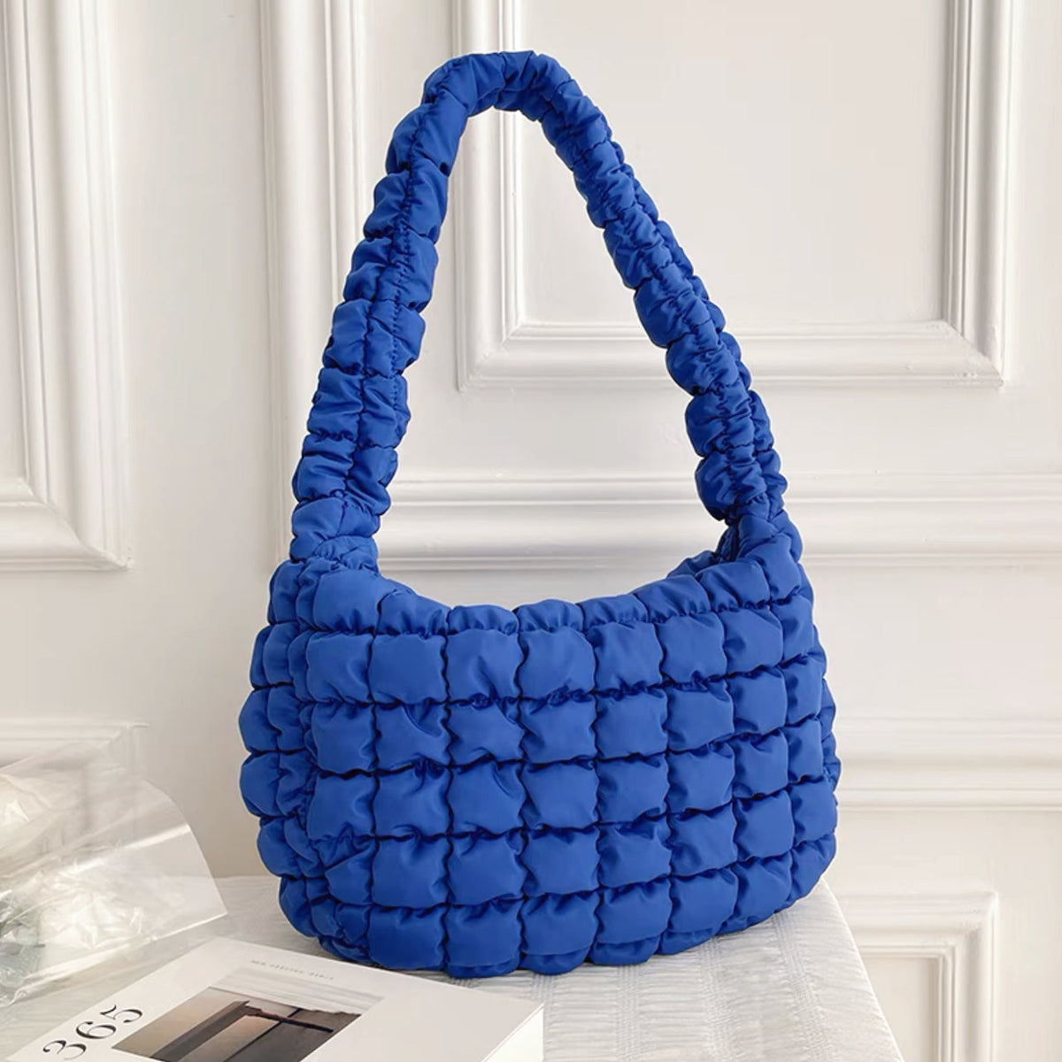 Schultertasche Damen Klassisches Design Leichtes Synthetikmaterial-1