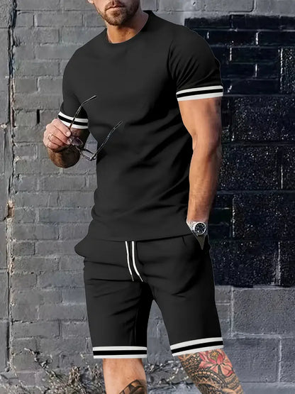 Variant image for Damen-Set, sportliches T-Shirt und Shorts, aus weicher Baumwolle-1