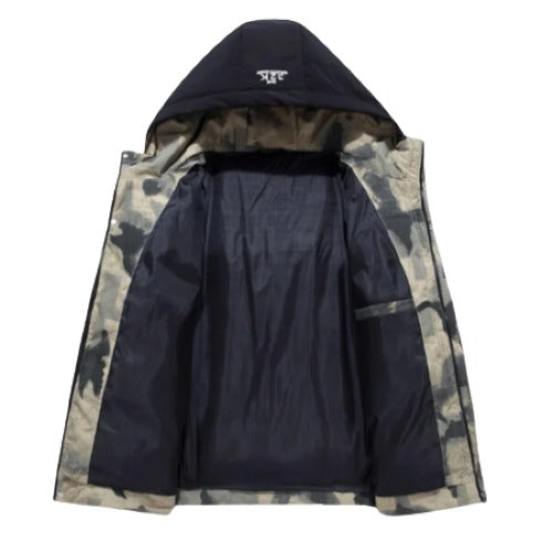 Herren Kapuzenjacke Kanadisches Design Polyester Baumwolle-2