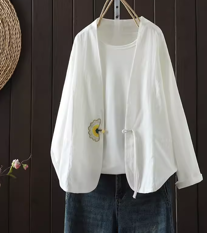 Variant image for Damen-Strickjacke, trendiges Acryl, bequeme Passform-1