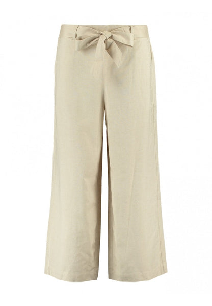 Damen-Culotte-Hose, leichtes Polyester, schick, luftiger Stil-2