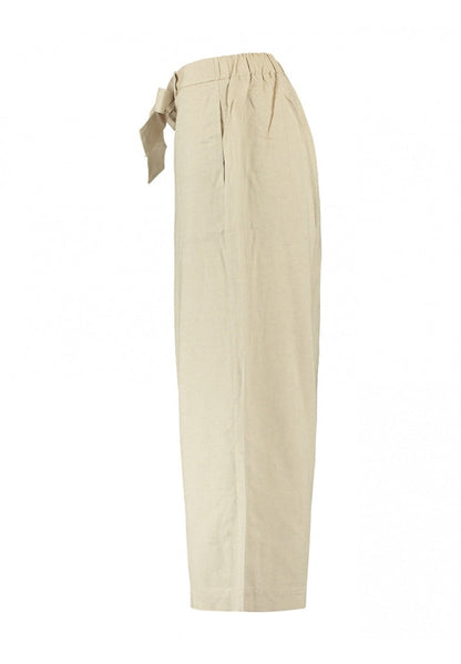 Damen-Culotte-Hose, leichtes Polyester, schick, luftiger Stil-3