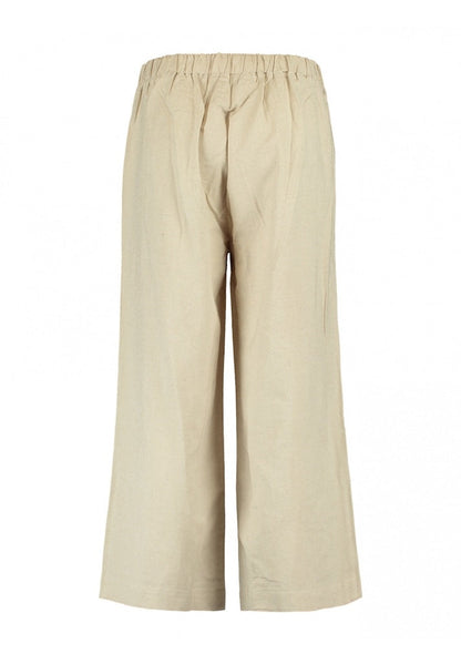 Damen-Culotte-Hose, leichtes Polyester, schick, luftiger Stil-4