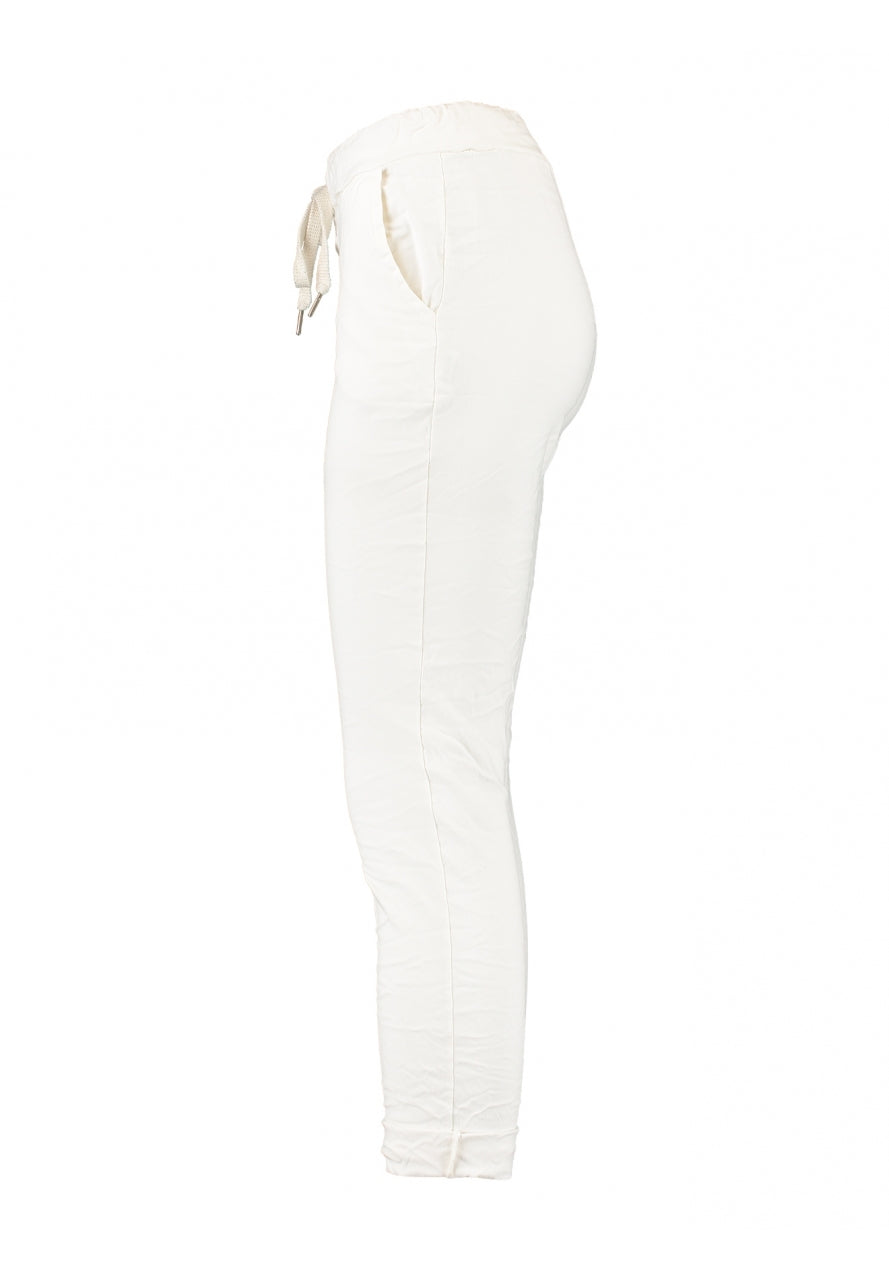 Damen-Jogginghose mit Glitzerband Weiche Baumwolle-4