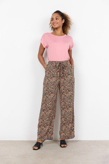 Damen-Culotte-Hose, lässiges Ecovero, Viskose-3