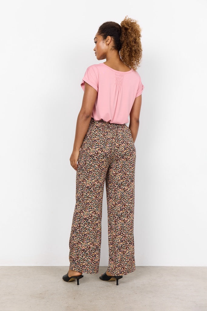 Damen-Culotte-Hose, lässiges Ecovero, Viskose-4