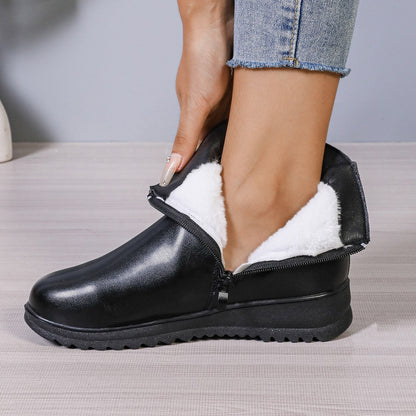 Damen-Winterstiefeletten, gefüttert, Synthetik, mit rutschfester Sohle 1