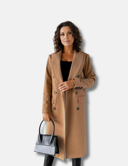 Damenjacke aus Wolle mit Zweireiher-Design – Zeitloser Stil für Herbst und Winter, bequeme Passform und elegante Silhouette 10