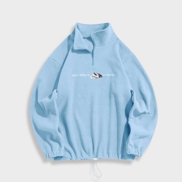 Variant image for Damenpullover Halbzip leicht Baumwolle Relaxed Fit-22