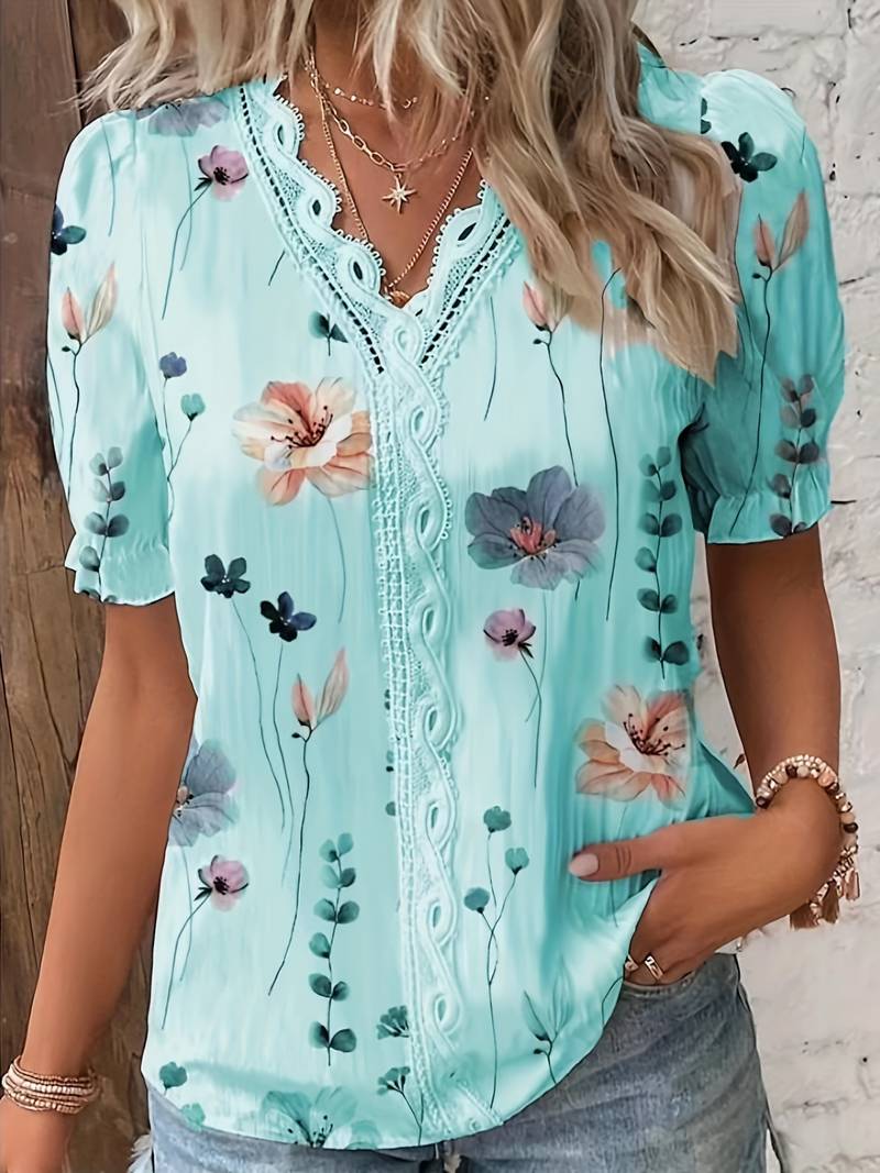 Damenbluse modernes vielseitiges Polyester 9