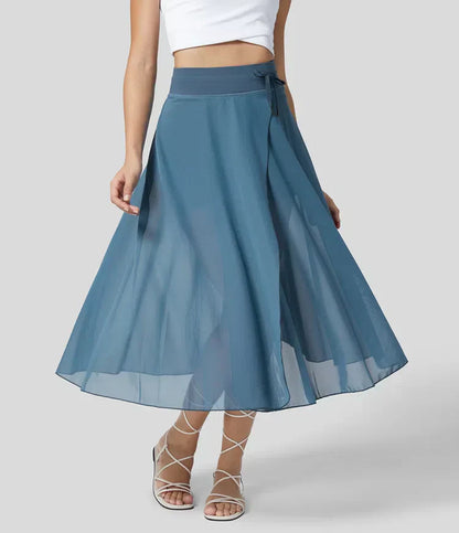 Damen-2-in-1-Kleid, Tüll, hohe Taille, Steinbesetzung 12