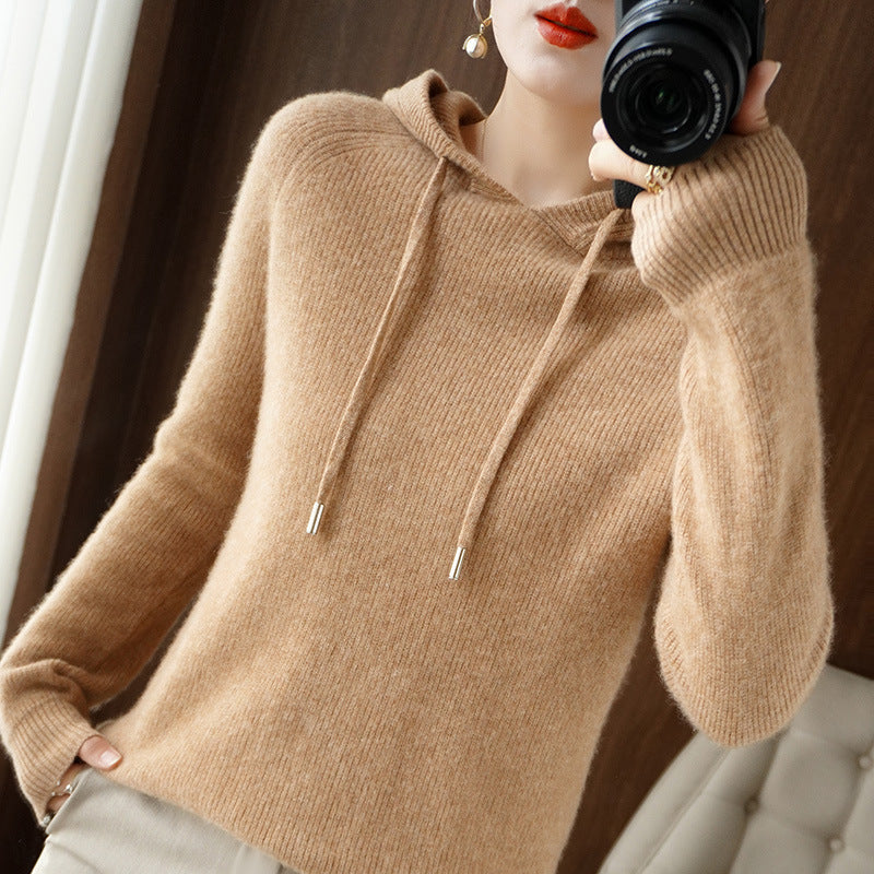 Langer Damen-Hoodie aus 100% Baumwolle – Relaxed Fit mit Kapuze, modernes Design für den Alltag 3