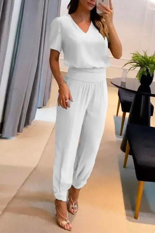Variant image for Damen-Hose, hohe Taille, kurzärmelige Baumwolle, Polyester-5