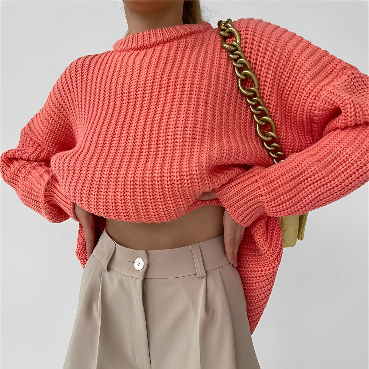 Herren-Pullover, locker, Strickacryl für, klassisches Design-2