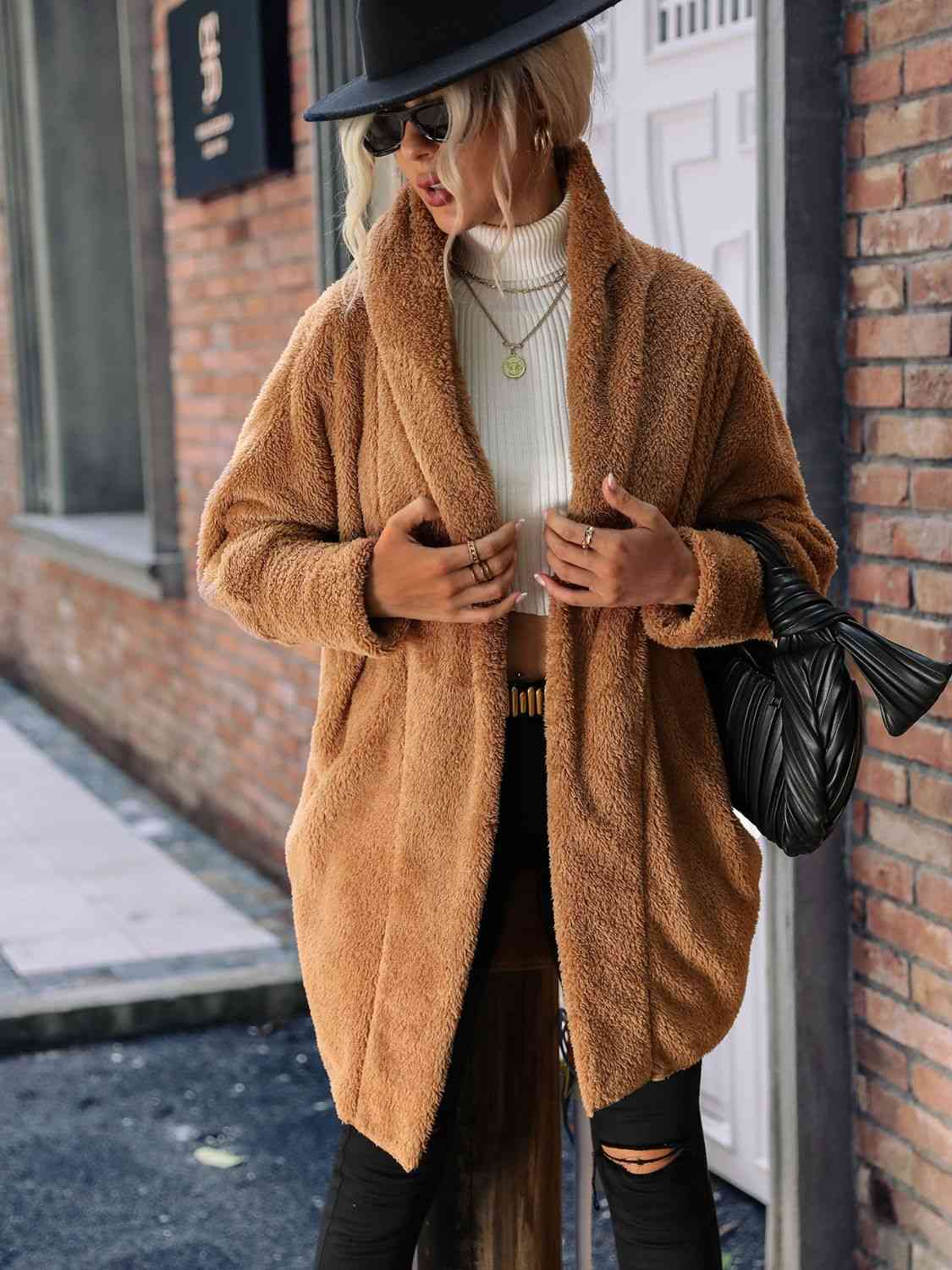 Damenjacke Warm und Bequem Polyester für Kalte Tage-1
