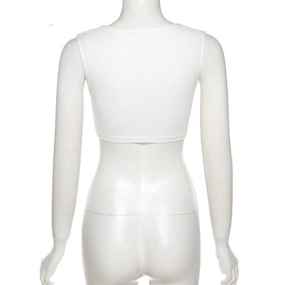 Damen-Party-Tops, asymmetrisches Design, Polyester, Spandex-6