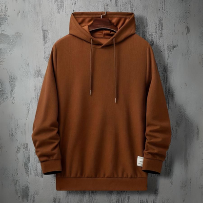 Herren-Hoodie, lässige Baumwolle, mit Kapuze-1