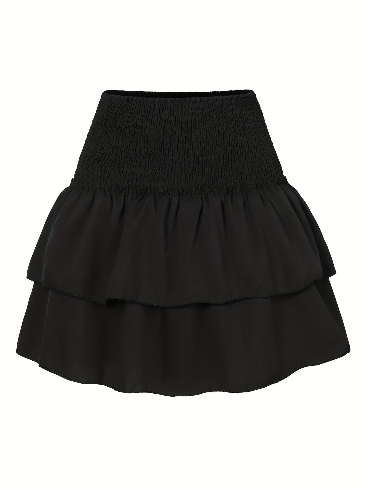Variant image for Damen-Rock, Casual, Kapsel-Saum, Polyester, tropisches Muster-16
